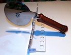 Pz125 Pizza Cutter Handle Slicer Wood Handmade Custom
