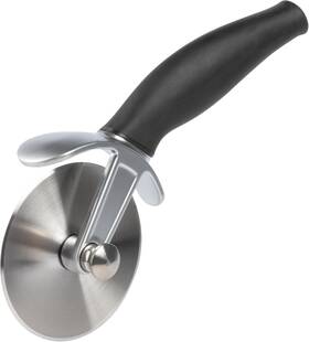 Pl8 313034075075 Stainless Steel Pizza Cutter Wheel With Oven Rack Hook Zinc Frame Slicer