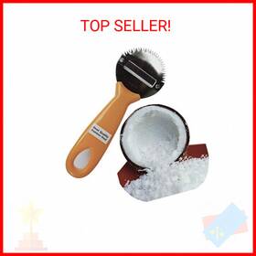 Plai Na 716808660246 Coconut Hand Grater Blade Slicer Shredded Scraper Meat Removal Knife Fis