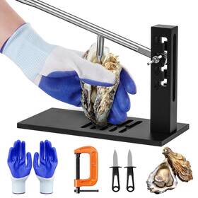 Bc-sh001 Pmmj Stainless Steel Oyster Clam Opener Machine Shucker Tool Adjustable Oys