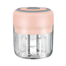 Fp105 Pondi Pink - Mini Electric Food Processor And Garlic Chopper 250ml Usb Charging
