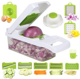 Pragtone 765037775399 16 In 1 Vegetable Cutter And Mandolin Slicer - Versatile Food Stainle