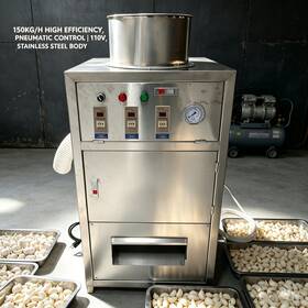 220551-13131313 Preasion 150kg/h Pneumatic Garlic Peeling Machine 110v Commercial Peeler Electric