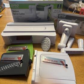 Ps-3501 Prep Solutions Brand New 3 Piece Deluxe Spiral Cutter