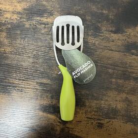 Prepara 811039025588 Avocado Flip Masher Stainless Steel Multi-function Kitchen Tool Nwt