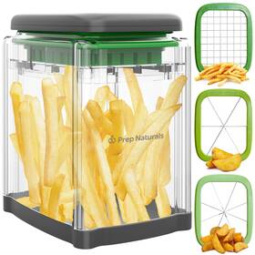 Prepnaturals 060492782537 3-in-1 French Fry Cutter - Potato For Fries