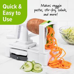 Prepsolutions 078915066794 Prep Solutions Deluxe Spiral Cutter White Stainless Steel Blades