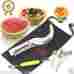 Pro-sap-me-01 The Sapores Watermelon Slicer Corer Cutter Server Knife Melon Baller Scoop Fruit Forks Pouch 736631295606