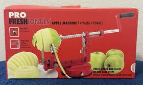 Profreshionals 076753355353 Apple Peeling Machine Peels Cores And Slices With Suction Cup Mount