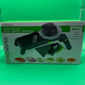 Hgt-21 Progressive Prepworks Compact Mandoline Folding Sharp Stainless Steel Blades