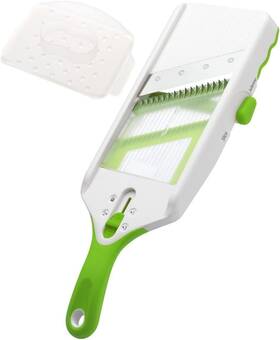 Hg-53 Progressive International Prepworks By Adjust-a-slice And Julienne White Green