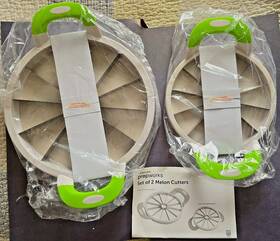 618hsn Progressive Prepworks Two Szs Melon Cutters/wedgers/corers Watermelon To Pineapple Cake