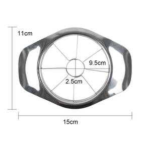 Msf126 Proxxi Stainless Steel Apple Slicer And Corer - Easy-to-use Kitchen Tool