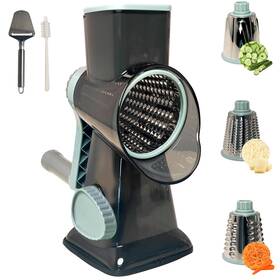 Q Ozair 199284711549 Ultra Rotary Cheese Grater Manual Hand Crank And Medium Black
