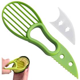 C024 Qiifaiikooii Avocado Slicer For Mashing Avocados Enucleation Making One Size Green