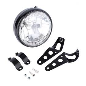 Qiiluq15bt6p0n8 Qiilu 7 Inch Round Motorcycle Led Headlight Universal 12v H4 35w Yellow High/low Be