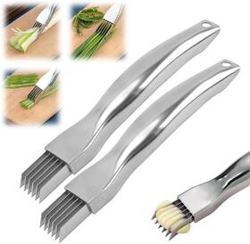 Cszz521 Quantumcraft Premium 2 Pcs Shred Silk The Knife 2025 Upgrade Stainless Steel Green Onion Slicer Food