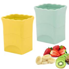 Quskay 975774463976 2-pack Strawberry Slicer Cup Fruit Chopper For Strawberries E