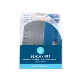 R & M International 768545028025 R&m 4 Inch Bench Knife For Pastry Scraping Cutting Chopping. Stainless Stee