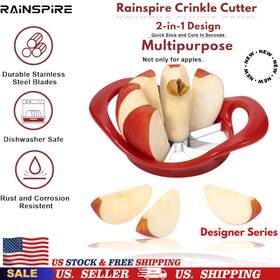 Rainspire 331662919005 Apple Cutter 8 Slices Blades And Corer Stainless Steel Super Sharp Usa