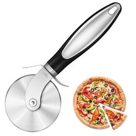 Rainspire 424602253565 Kitchen Large Pizza Cutter Wheel Stainless Steel Slicer Sharp Blade