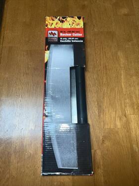 49769 Range Master 16inch Rocker Cutter Stainless Steel Blade Soft Rubber Grip Handle