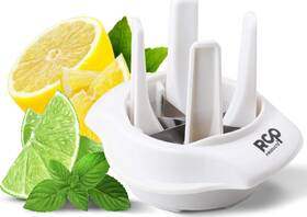 Rcp Products 791943788932 Lemon/lime Slicer To Garnish Food Drink - Stainless Steel Cutter Wedge For De