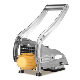 Redant 037936152244 French Fry Cutter - Stainless Steel Potato Slicer With 2 Blades Silver 1pcs