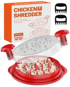 Rempole 793898660448 Chicken Shredder Tool Twist Large Ergonomic Handle Meat Machine For Shredded