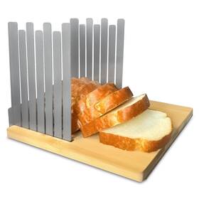 Rimgary-ab123 Rimgary Bread Slicer For Homemade Adjustable Stainless Steel Slicing Gui