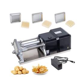 Qtj-j002dc Rismanor Electric Commercial French Fry Cutter Machine With 3 Size Stainless Steel Rep