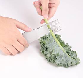 Rondure 749816061569 Stainless Steel Herb Stripper -kale And For Leafy Greens Woody Herbs Kitchen