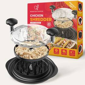 Cs-932 Rooster Ripper Chicken Shredder Large Breast Tool Twist With Brush And Tong