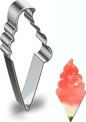 Rosojodg 741291662088 Silver Fruit Watermelon Cutting Molds Creative Kitchen Gadgets Stainless Steel