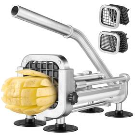 Ruooson 718447182356 French Fry Cutter Professional Potato Slicer With 1/2 In And 1/4 Sta