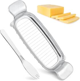 22400829 Rvxlrdn Butter Slicer Stainless Steel Cheese 16 Sharp Wires Multipurpose