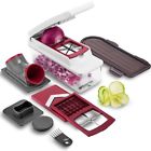 S01-1309s-11 Auxcuiso Vegetable Chopper Spiralizer Dicer Slicer Pro Pieces Functions
