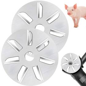 Rt018457 Sacxi Pig Hair Removal Tool - Efficient 7 Gears Stainless Steel Disc For Livestock Hog