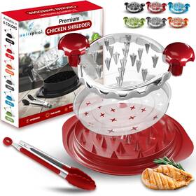 Safispiral 860012076352 Chicken Shredder Tool Twist Large 3 Layers Non Slip Meat With Remo
