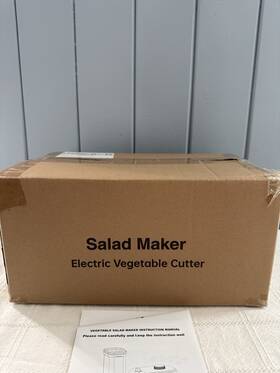 Vs1p-s-5-in-1 Salad Maker Electric Vegetable Cutter Slicer Shredder Grater-new