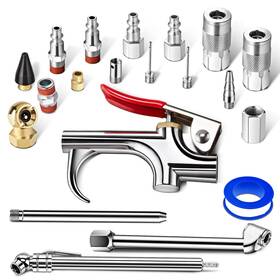 Sardvisa 633337513976 20 Pcs Air Tool Kit Compressor With 1/4 Inch Npt Quick Connect Coupler &