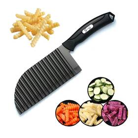 Shengwin001 Shengwin 726146064873 Crinkle Potato Cutter Cut Knife For Veggies French Fry Kitch