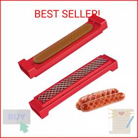 Shenzhenshixinchangtukejiyouxiangongsi Rgqgq001 Luvan Hot Dog Cutter Criss Cross Slicer Tool With One-touch Release An