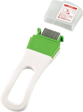 S-5050 Shimomura 962336609905 Industry Full Veggie Gray Hair Scallion Cutter Made In Japan