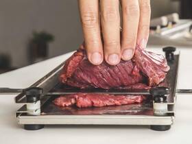 Shop-ezy 718879390244 Professional Beef Jerky Slicer Making Cutting Board Kit With Legends Bl