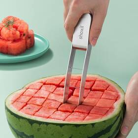 Shoxila 313032256278 Watermelon Cutter Slicer Cut Into Cubes Knife Melon Baller For Kitche