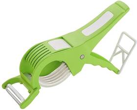 Ss0024 Shriya 2-in-1 Vegetable Cutter And Slicer With Stainless Steel Blades Multi-purpose