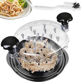 Cs-001 Sidik Chicken Shredder Black Tool Twist Meat With Ergonomic Handle Quickly Relieve