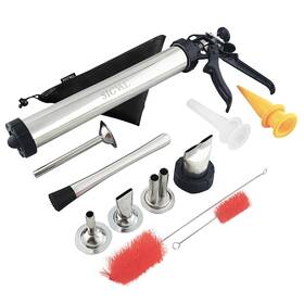 Sigval 860004078210 Frontier Jerky Gun Beefy With Stainless Steel Nozzles Sausage Tips
