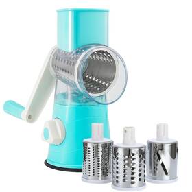 Nfu-3 Skifnee - Rotary Cheese Grater Kitchen Vegetable Slicer 23.8 Blue